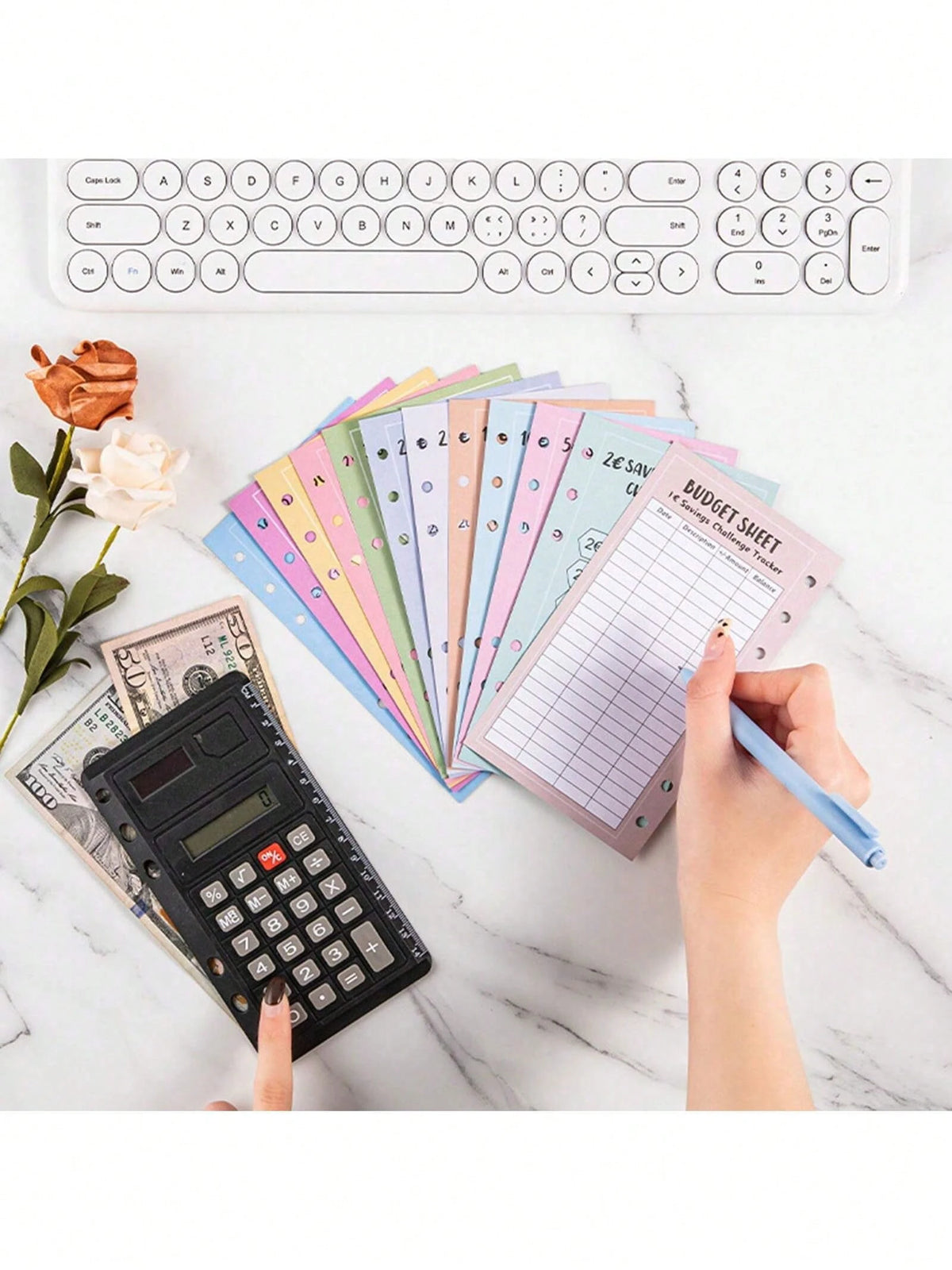 48 Sheets Money Saving Challenge Book Budget Sheets For A6 Binder Savings Challenges Book Money Saving Binder Usd 30 Day 52 Week Savings Challenge Money Saver Saving Money Challenge Savings Tracker Ba