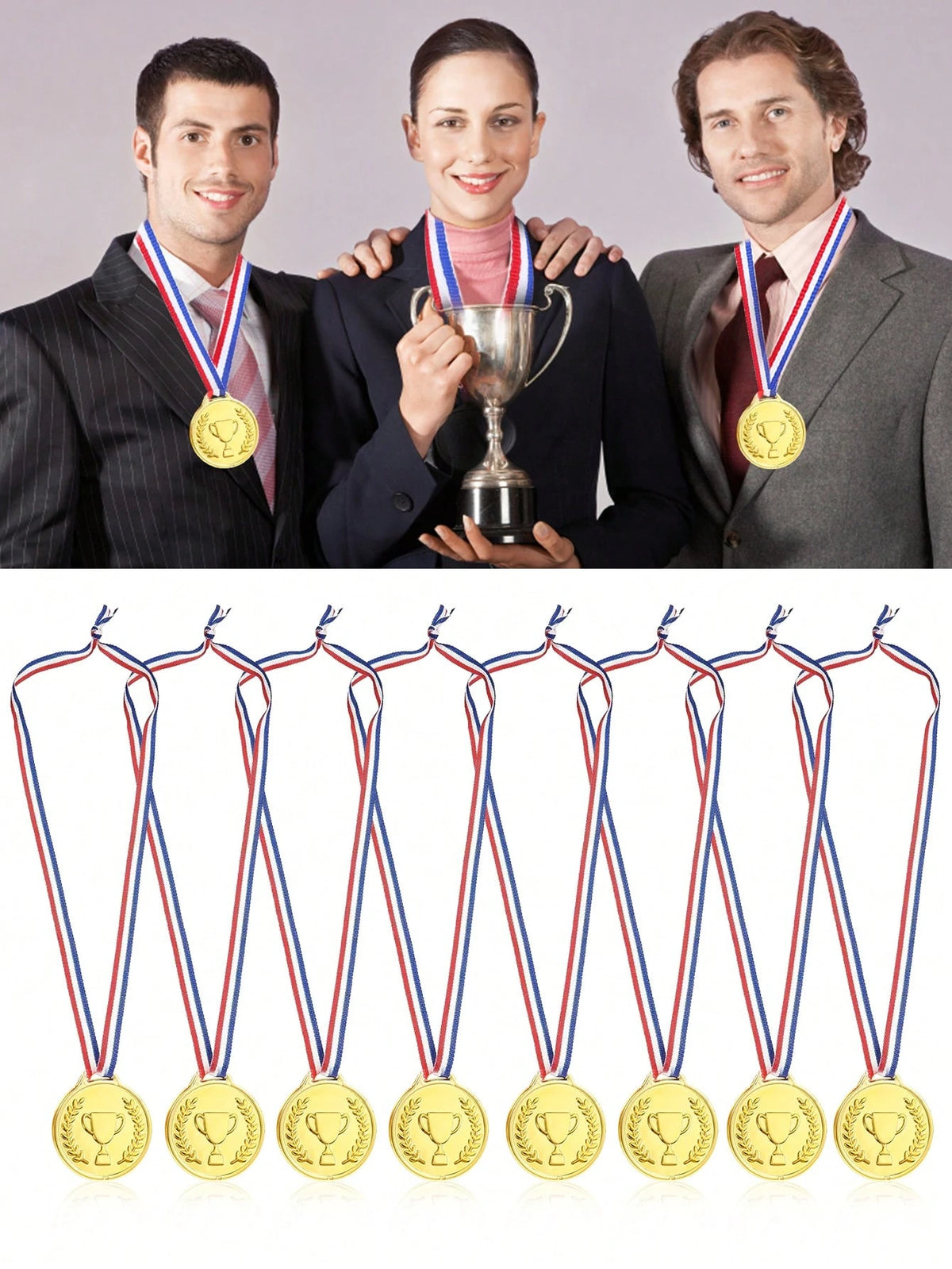 5/10/15/20/30PCS Golden Plastic Sports Competition Winners' MEDALS, Torch Gold MEDALS, Champion MEDALS, Team Game Prizes