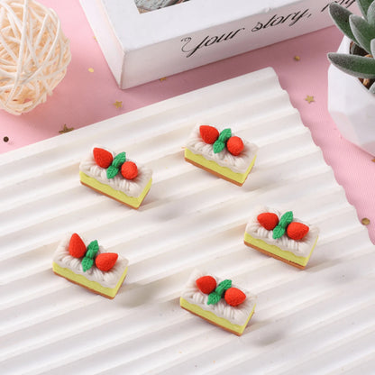 5/10/30pcs Random Style Cute Food Pattern Eraser Set- Mini Fruit, Vegetable, Dessert Pattern Erasers, For Classroom Rewards And Party Favors, Collectible Desk Decor- Various Fun Food-Shaped Statione