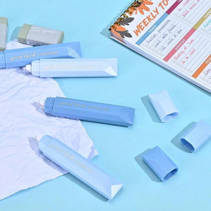 5 Pcs White Correction Tapes, Aesthetic Correction Tape Pens Smooth Pull Out, Easy To Use Pen Shaped Applicator For Students School Office Supplies