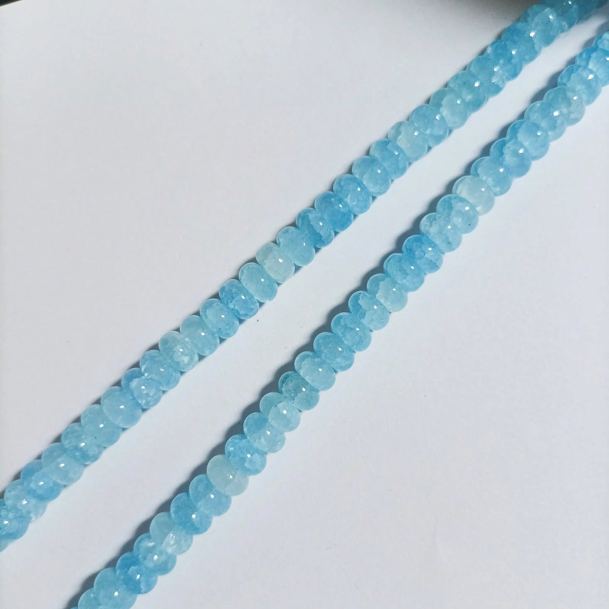 50/100pcs 5*8mm Jade Chalcedony Spacer Beads, DIY Bracelet Necklace Keychain Accessories, Multi-Color Versatile, Inspire Handmade Design
