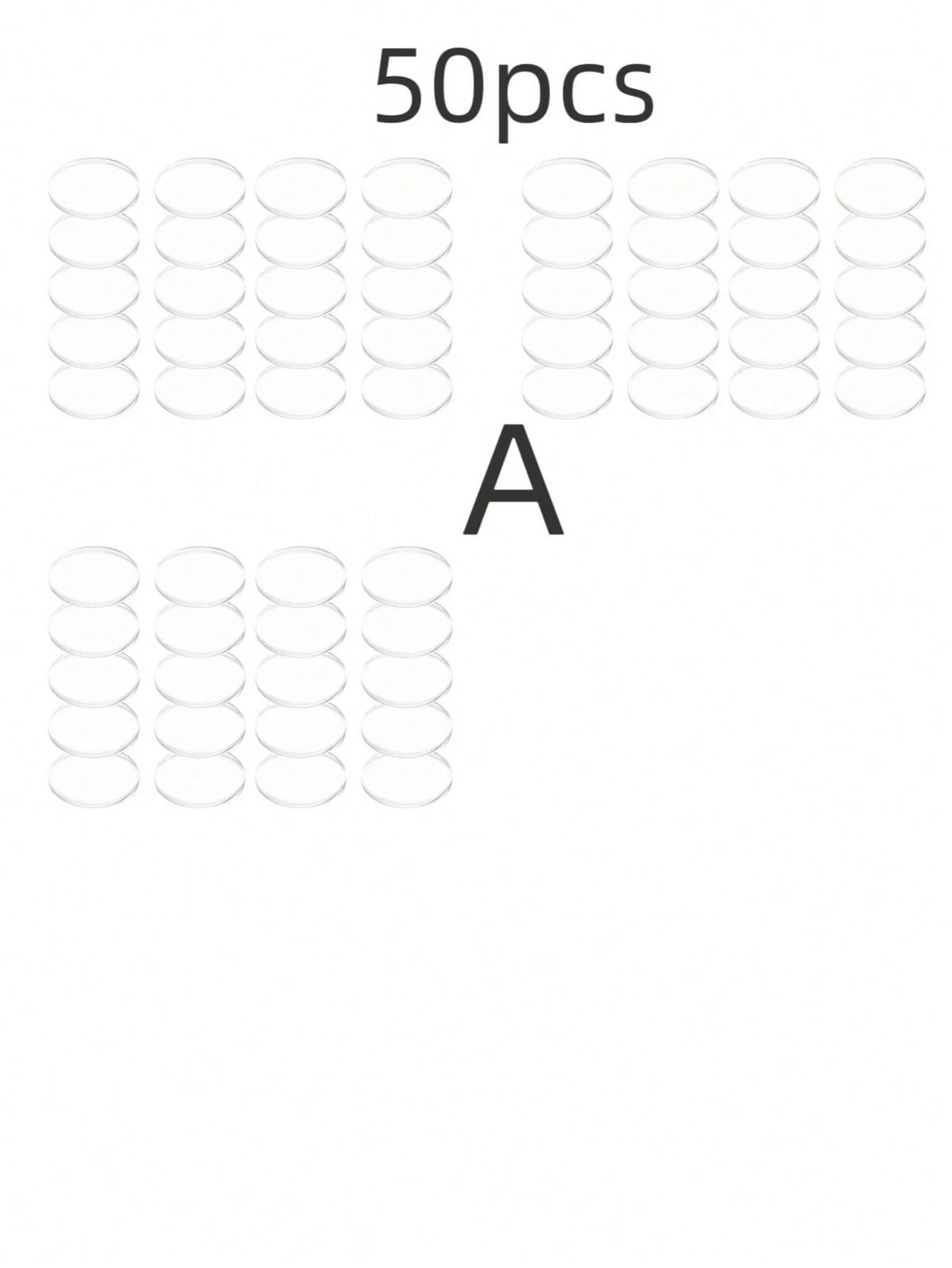 50/100pcs Double Sided Adhesive Dots, Mounting Pads, Transparent Double Sided Tape For Cars, Removable Double Sided Adhesive Dots For Hanging Wall Images, Strong Adhesive Waterproof Clay, Suitable For