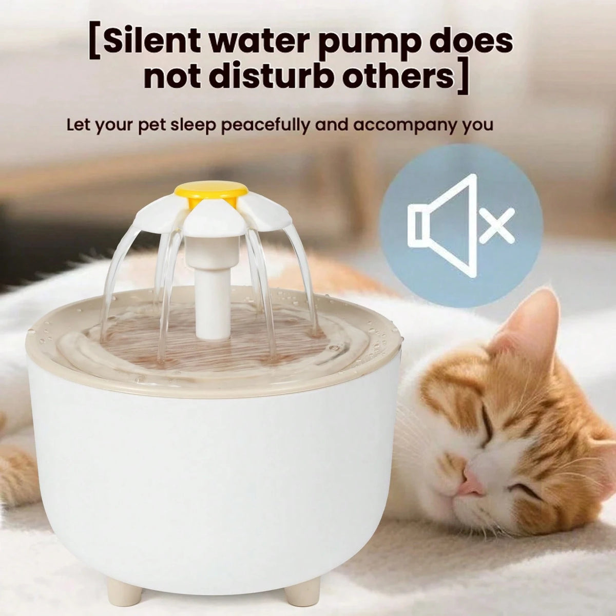 50.72oz Automatic Cat Water Dispenser- USB Powered, Low Voltage Pet Water Fountain With Quiet Operation- No Batteries Needed, Perfect For Cats & Small Dogs