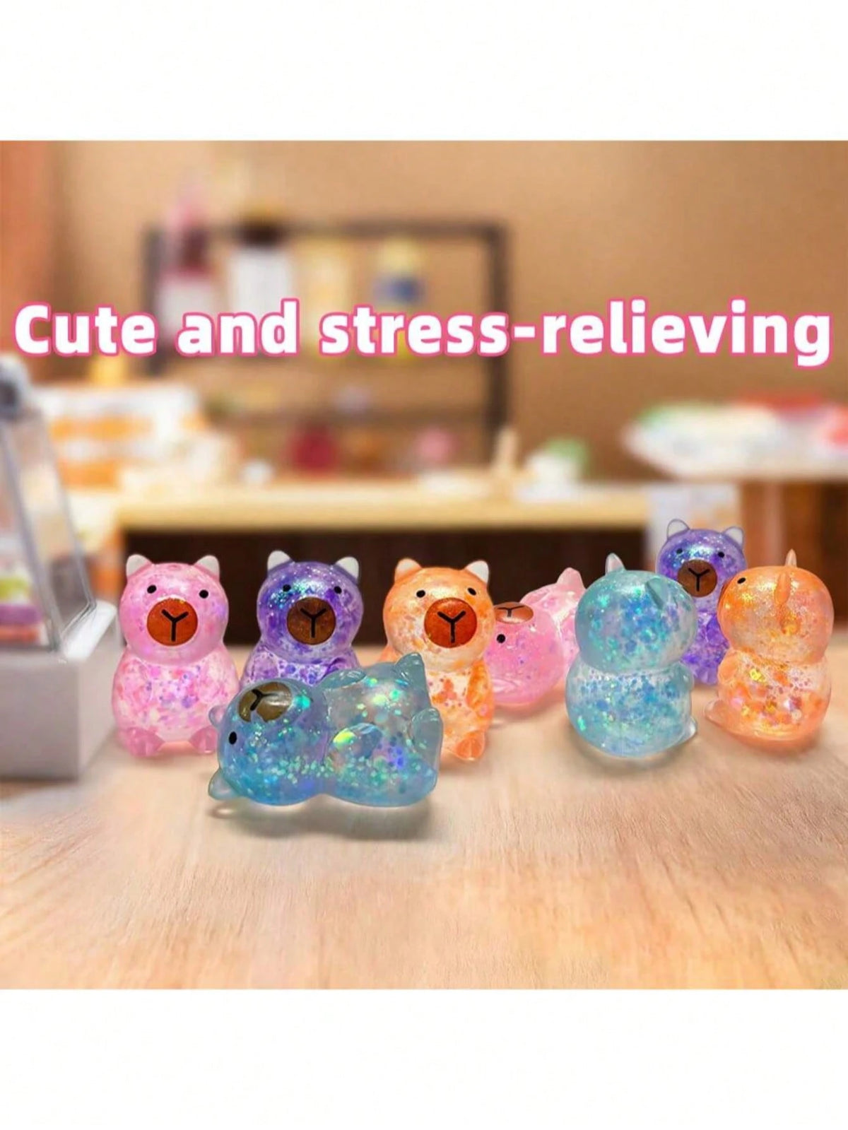 6PCS Cute Stress Reducing Simulated Chicken, Soft Rising Squeeze Toy For Stress Relief & Anxiety, Sticky Fidget Toy For Kids & Adults, Anti-Stress Hand Toy, Taba Squishy, Fun Cute Gift, Festival Gifts