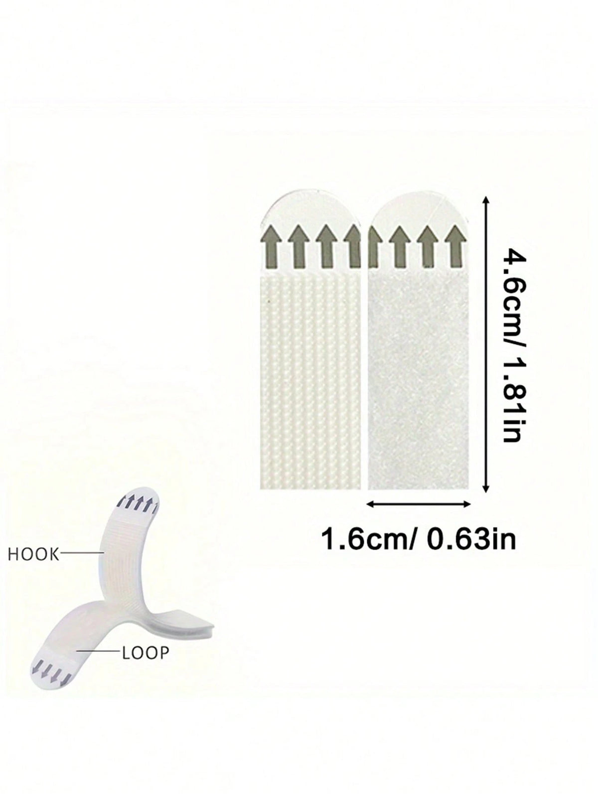 72pcs Heavy Duty Adhesive Strips| No-Drill Damage-Free Hooks, Double-Sided Tape Suitable For Smooth Surfaces, Removable Strong Fixation For Photos, Christmas Decorations And Wall Art, Polyamide Mater