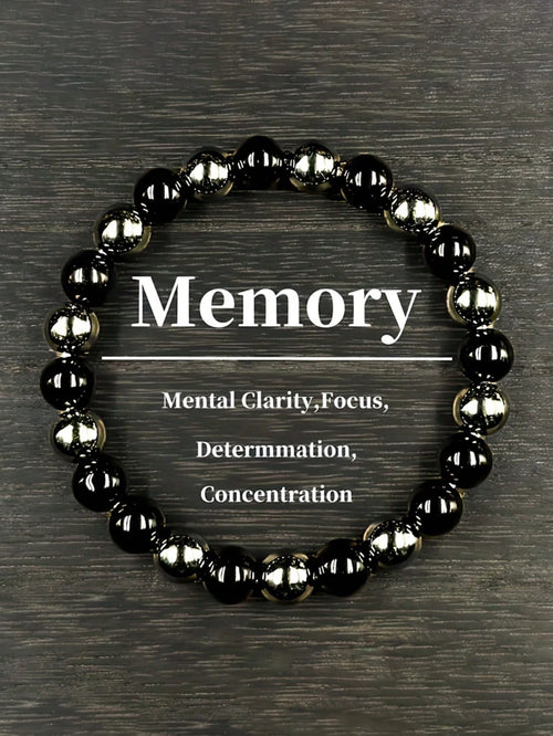8mm Hematite Obsidian Powerful Protection Bracelet, Grounding, Absorb Negative Energy Bracelet For Men Women Vintage Jewelry Parts, Birthday Gifts