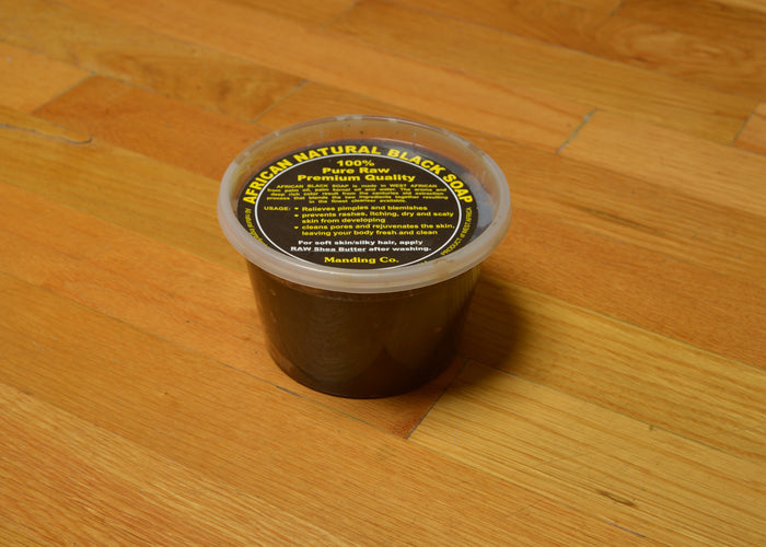African Natural Black Soap, 16 ounces