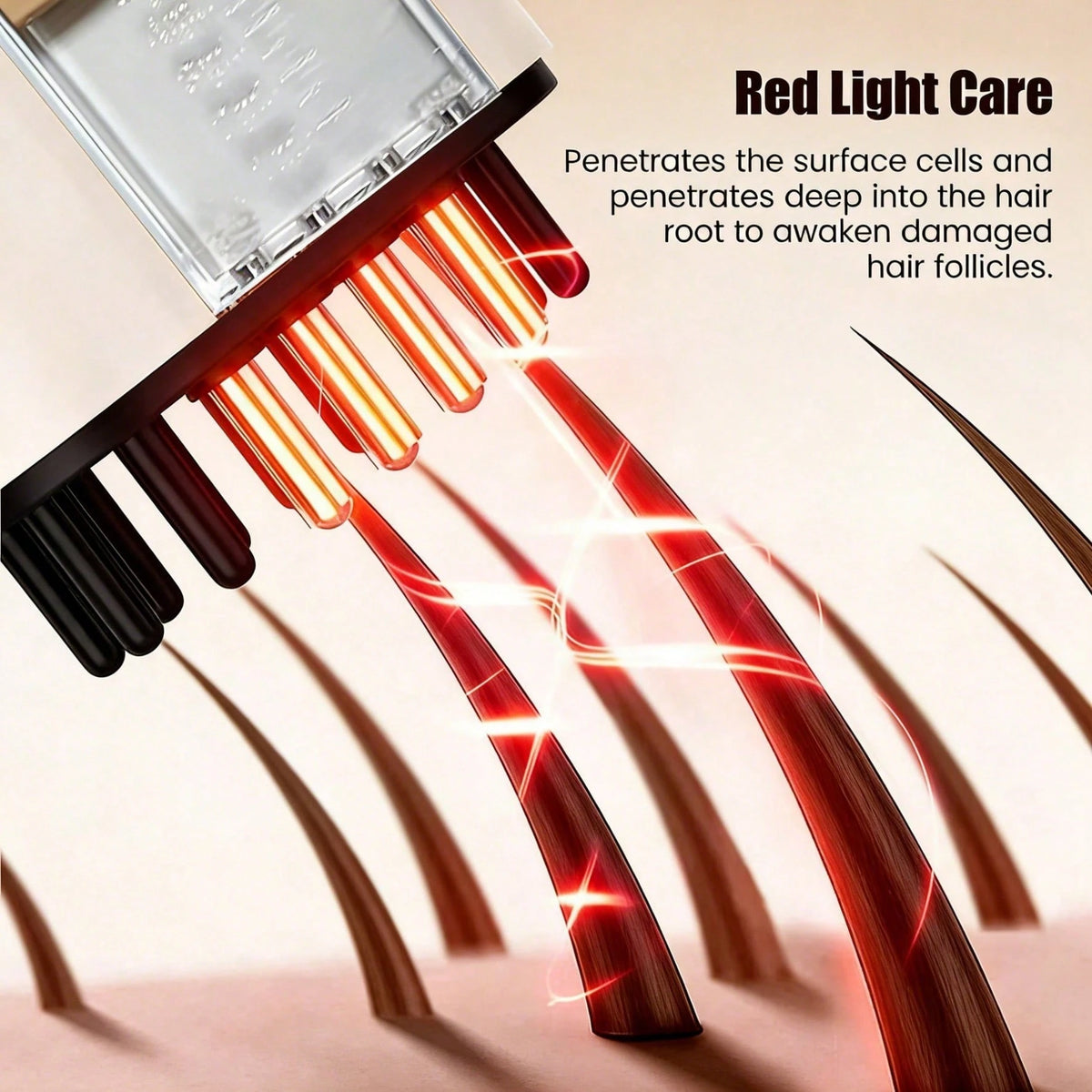 AXH Electric Hair Oil Applicator Scalp Massager, Hair Growth Brush & Serum Massage Comb