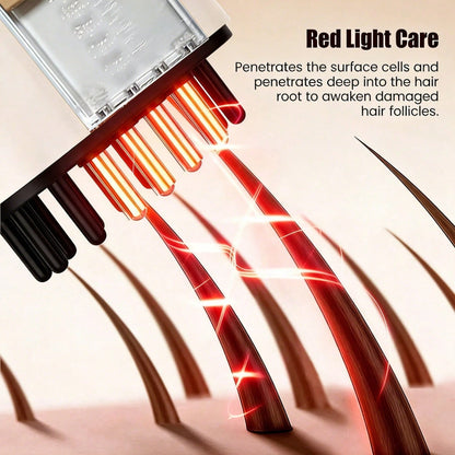 AXH Electric Hair Oil Applicator Scalp Massager, Hair Growth Brush & Serum Massage Comb