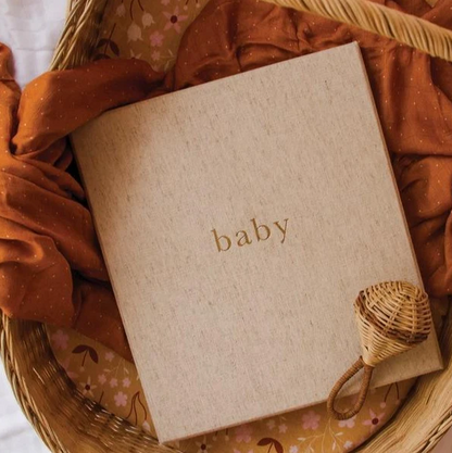 Baby Your First Five Years, Oatmeal - 13 Hub Lane   |  Baby Journals