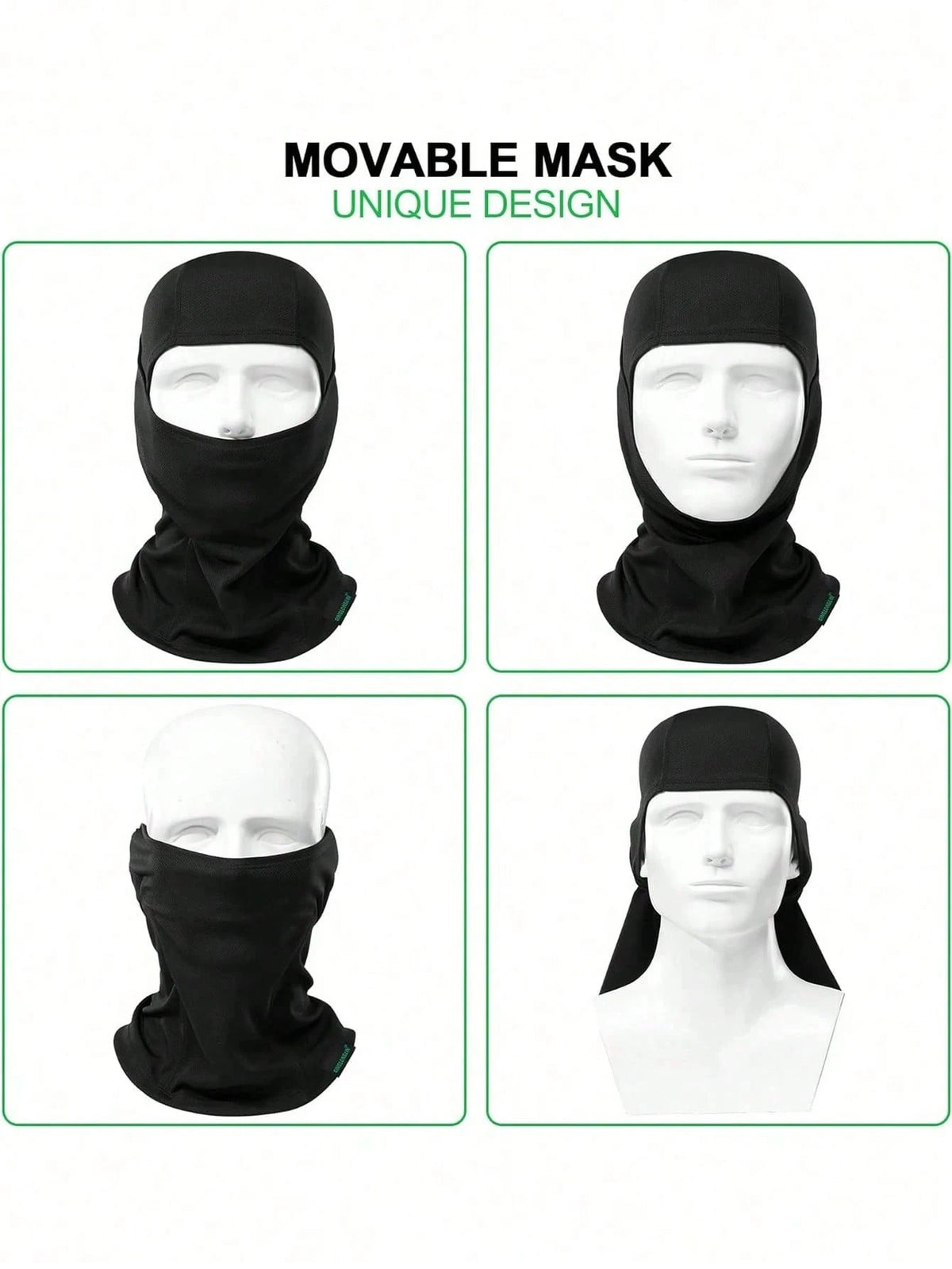 Balaclava Face Mask, Summer Cooling Neck Gaiter, Sun Protection Face Cover, Unisex/Worker Use UV Protection Ski Scarf