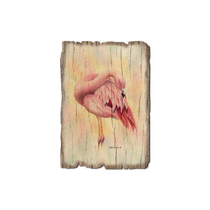 Bartholet's Pink Flamingo - Rustic Edge Postcards & Magnets Rustic Edge Magnet (5pk // $2.80ea)