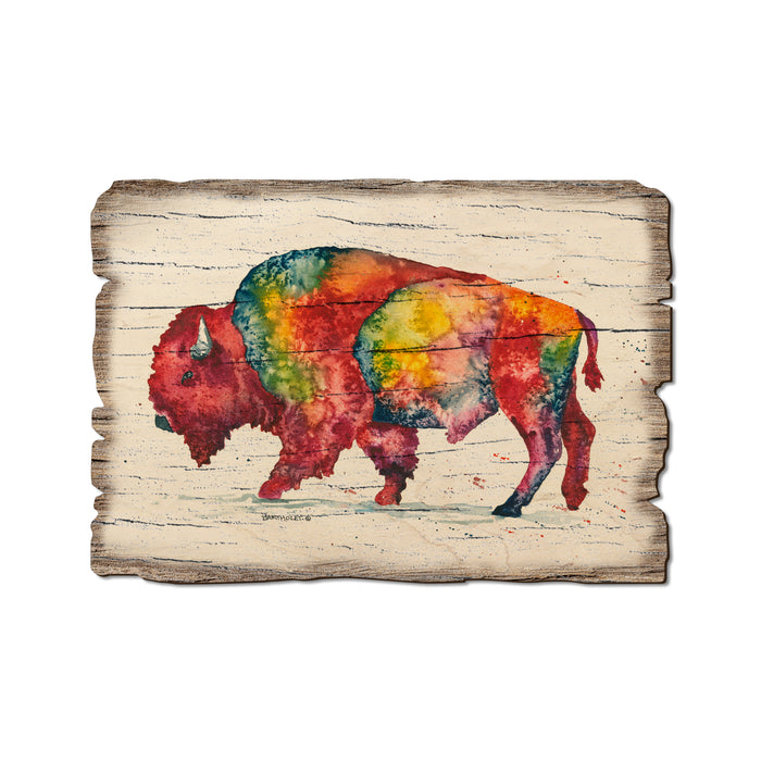Bartholet's Rainbow Bison - Rustic Edge Postcards & Magnets Rustic Edge Postcard (5pk // $2.80ea)