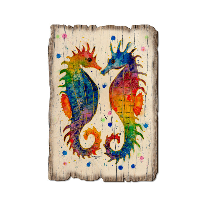 Bartholet's Rainbow Seahorses - Rustic Edge Postcards & Magnets Rustic Edge Postcard (5pk // $2.80ea)
