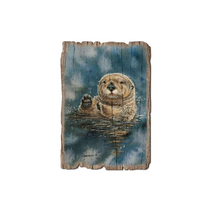 Bartholet's Sea Otter - Rustic Edge Postcards & Magnets Rustic Edge Magnet (5pk // $2.80ea)