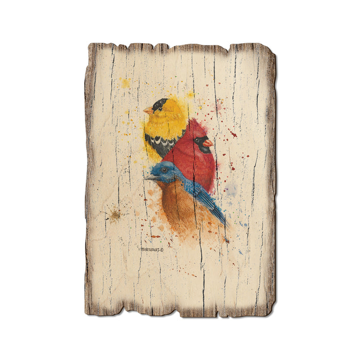 Bartholet's Songbird Trio I - Rustic Edge Postcards & Magnets Rustic Edge Postcard (5pk // $2.80ea)