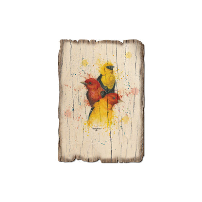 Bartholet's Songbird Trio I I - Rustic Edge Postcards & Magnets Rustic Edge Magnet (5pk // $2.80ea)