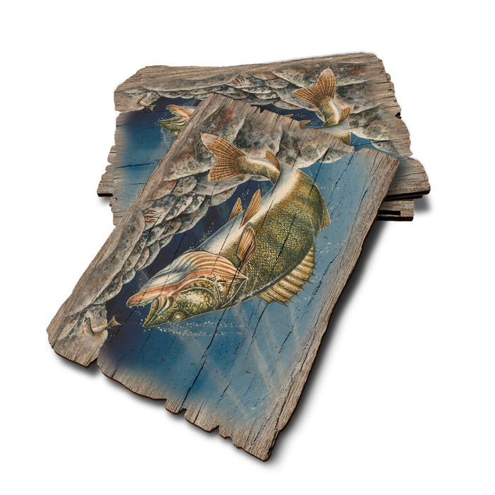 Bartholet's Walleye - Weathered Edge Rustic Edge Postcard (5pk // $2.80ea)