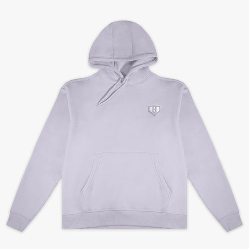 Purple Baseline hoodie — front view