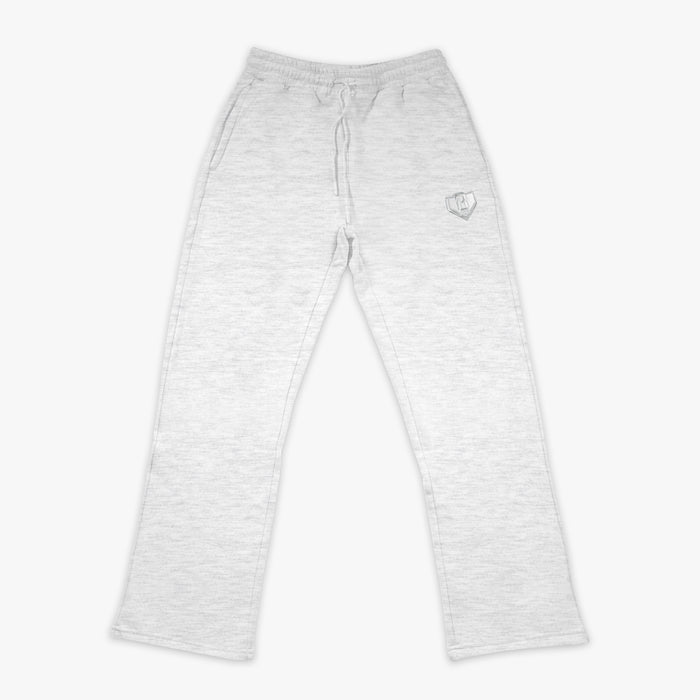 Gray Baseline Straight Leg sweatpants — front view