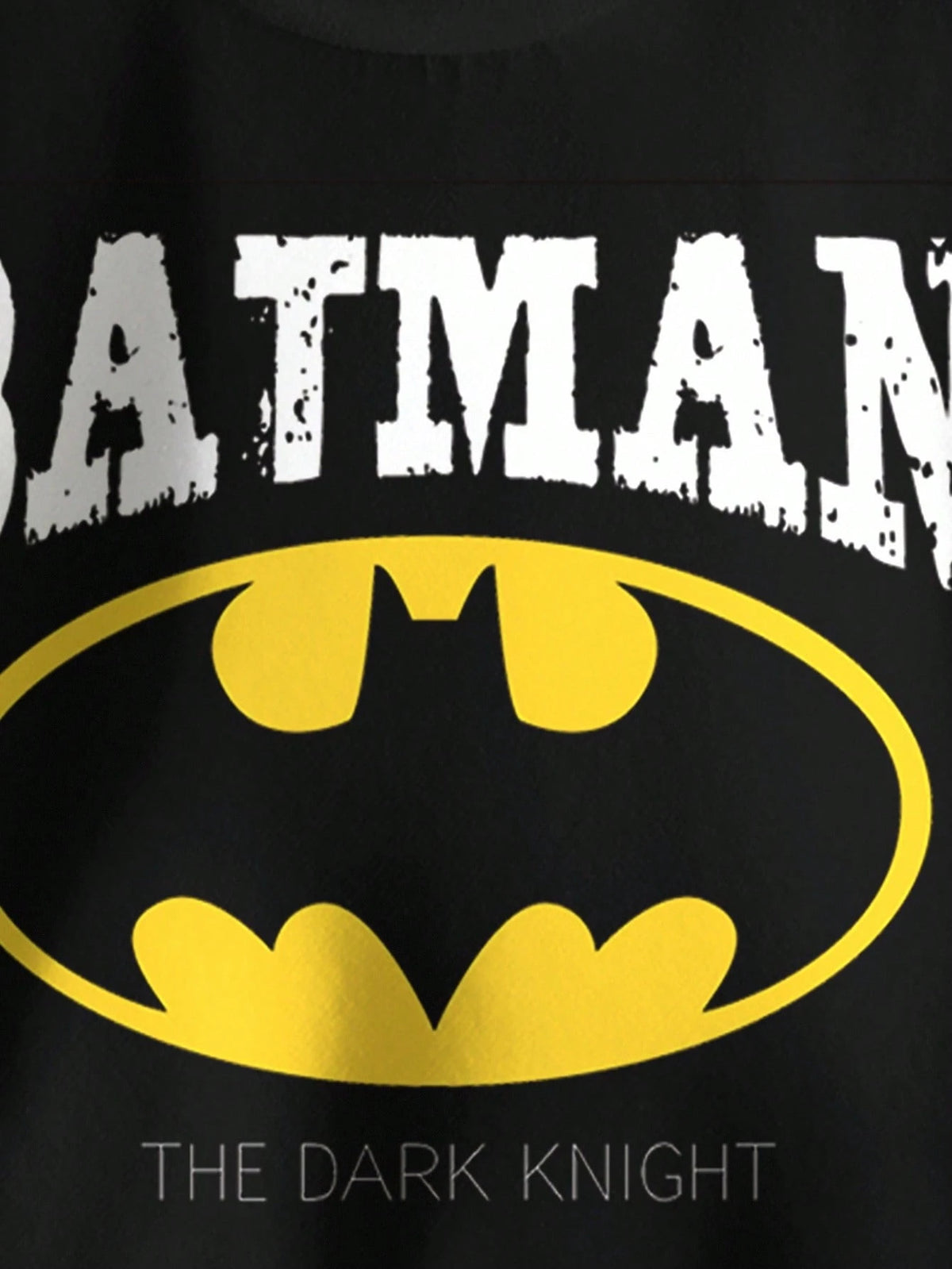 BATMAN X Young Boy Casual Bat & Letter Graphic Crew Neck Sweatshirt, Autumn Sweater For Boy Toddler Boy Sweatshirt Sweatshirts For Boys Fall Winter