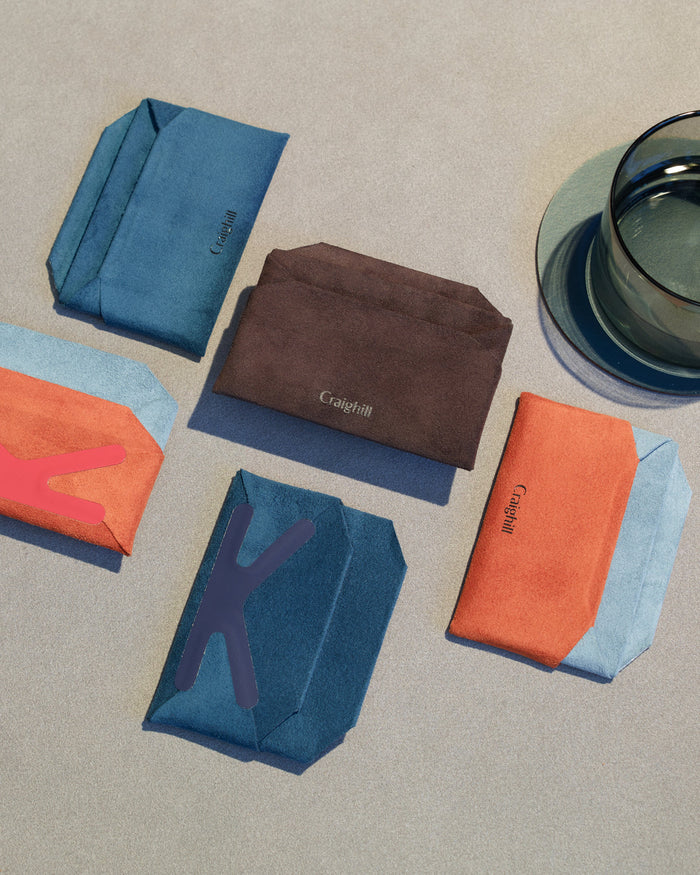 Batten Card Wallet, Navy