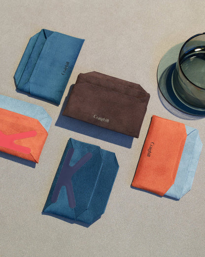 Batten Card Wallet, Navy