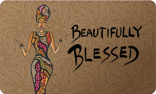 Beautifully Blessed Interior Floor Mat