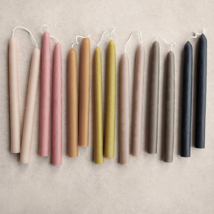 Beeswax Dipped Tapers 9"