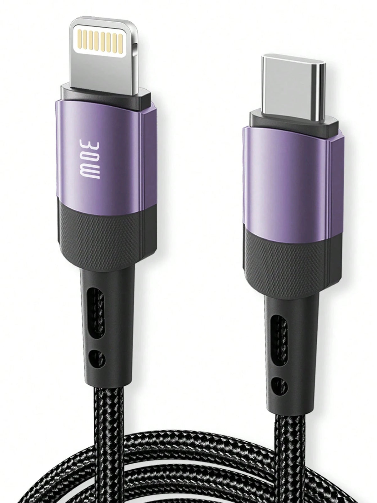 BinBoom 30W Compatible Apple Charging Cable [MFi Certified] Lightning Data Cable [Fast Charging & High Speed] USB-C Charging Cable, Compatible With Apple 14/13/12/11 Pro/XS MAX/XR/XS/X/8/7/Plus/6S/6/S