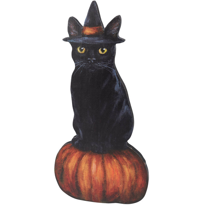 Black Cat Witch  Porch Leaner