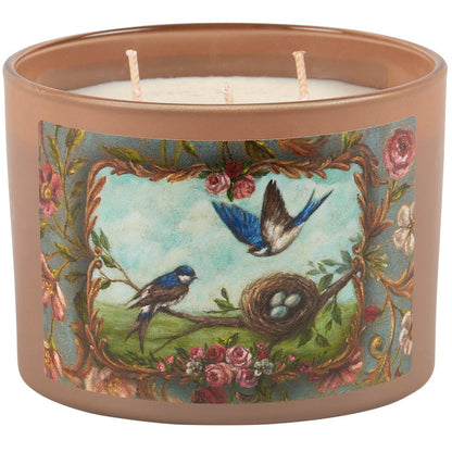 Blue Swallows Candle