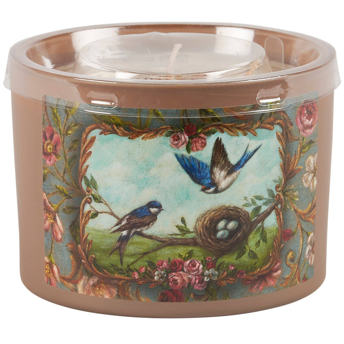 Blue Swallows Candle