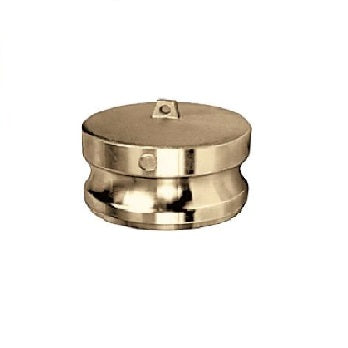 Brass 5" Camlock Dust Plug Fitting - Factory Direct Hose