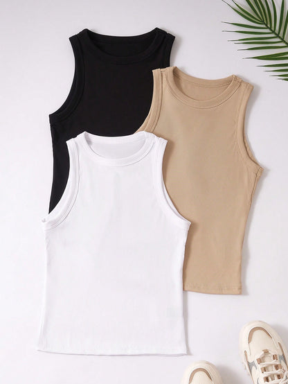 Breezaya 3pcs Striped Tank Top For Summer