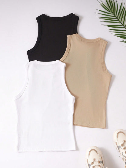 Breezaya 3pcs Striped Tank Top For Summer