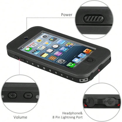 CAIROCK Waterproof Case For IPod Touch 7th/6th/5th Generation: Shockproof & Dustproof Full-Body Protective Cover (Heavy Duty)