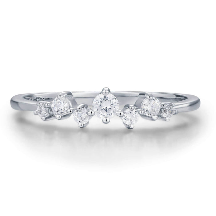 Celestial Pathway White Topaz Ring