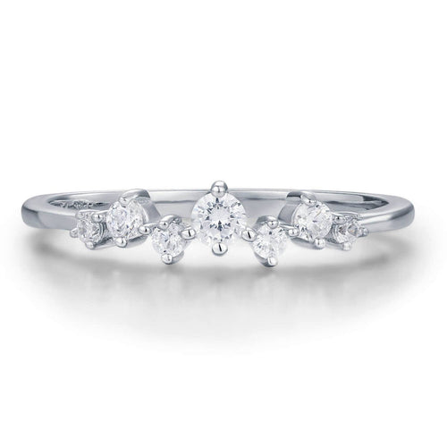 Celestial Pathway White Topaz Ring