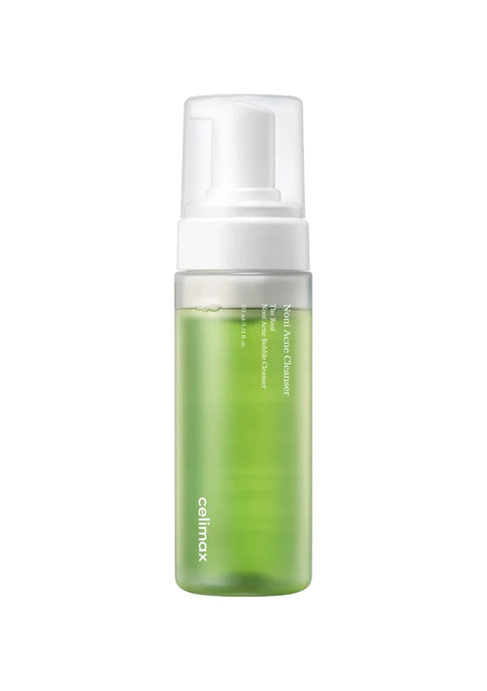 CELIMAX The Real Noni Acne Bubble Cleanser 155ml — single product white-background variant packshot