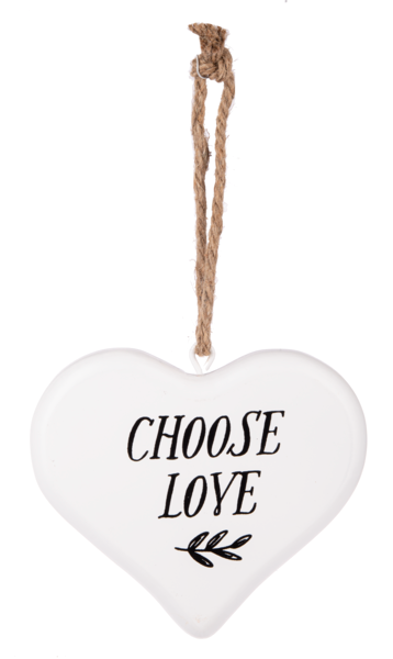Choose Love Heart Ornament