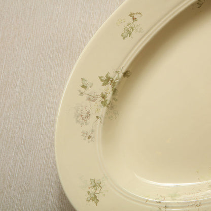 Clair Floral Oval Platter