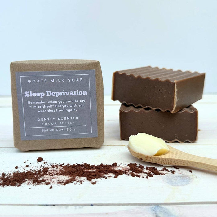 Cocoa Butter "Sleep Deprivation" 4 oz Goat Milk Soap