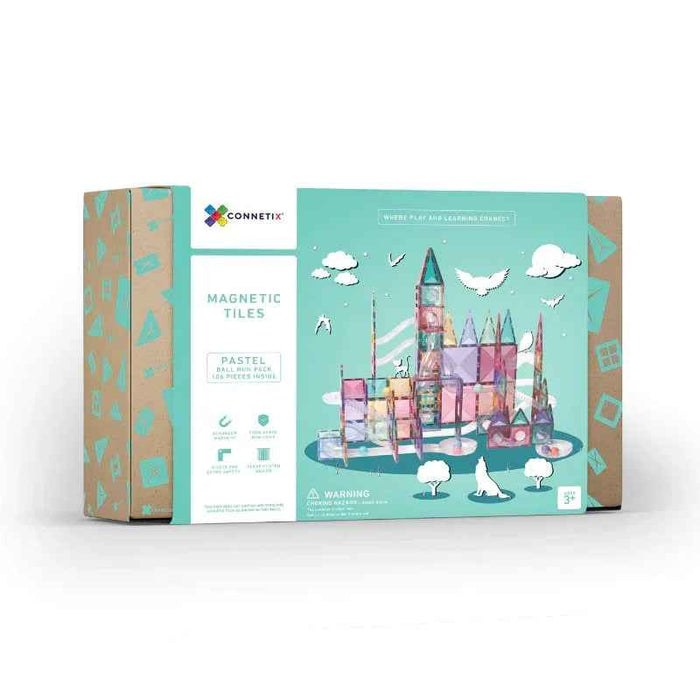 Connetix® Magnetne ploščice Pastel Ball Run Pack 106-delni Connetix