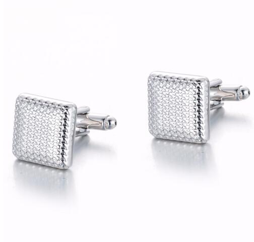 Cufflinks - Classical Silver-Color Cuff Links