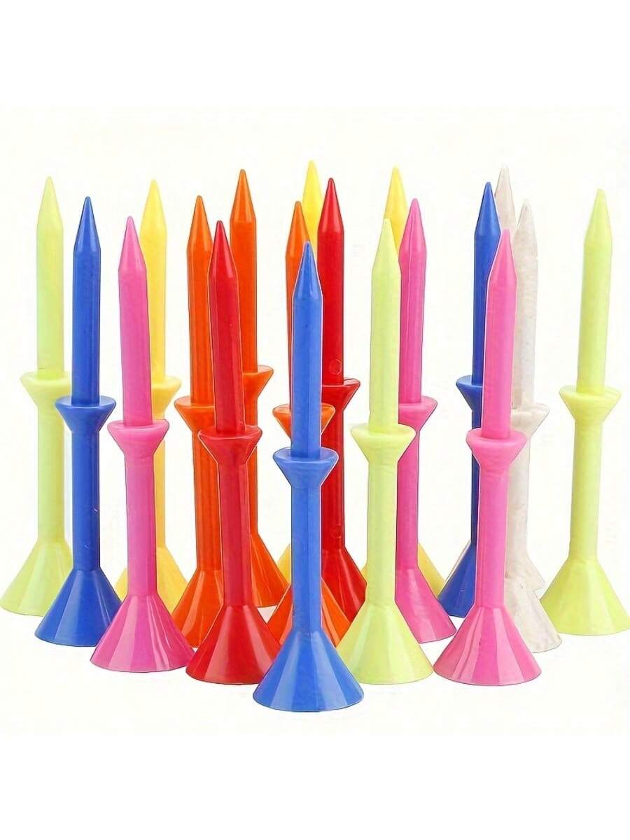 Cup-Shaped Golf Tees, Plastic Durable Golf Ball Tees, Multiple Colors Mixed Shipping, Professional Golf Ball Base, Golf Tournament Ball Tees, Golf Course Accessories Golf Ball Nails