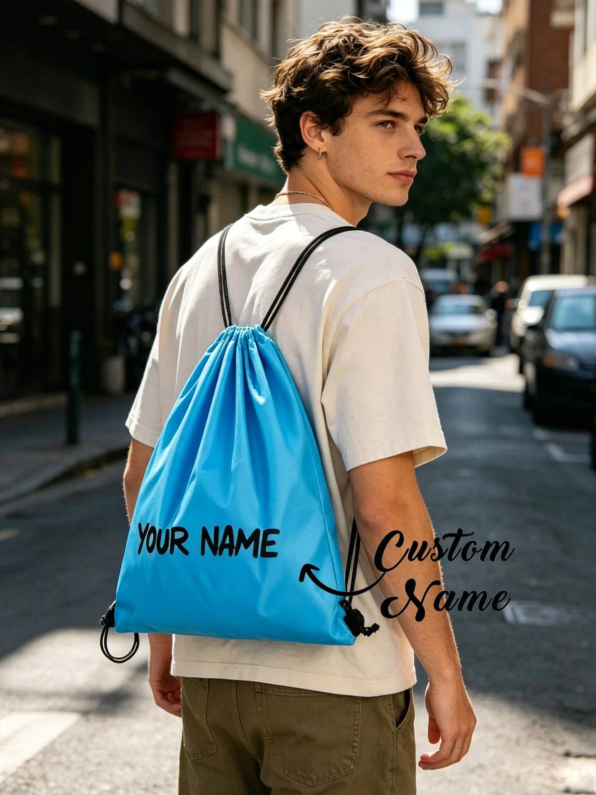 Custom Design Drawstring Backpack,Personalized Bags With Your Logo,Customized Drawstring Backpack Bulk String Bag,Large Capacity Bags,For Everyday Use