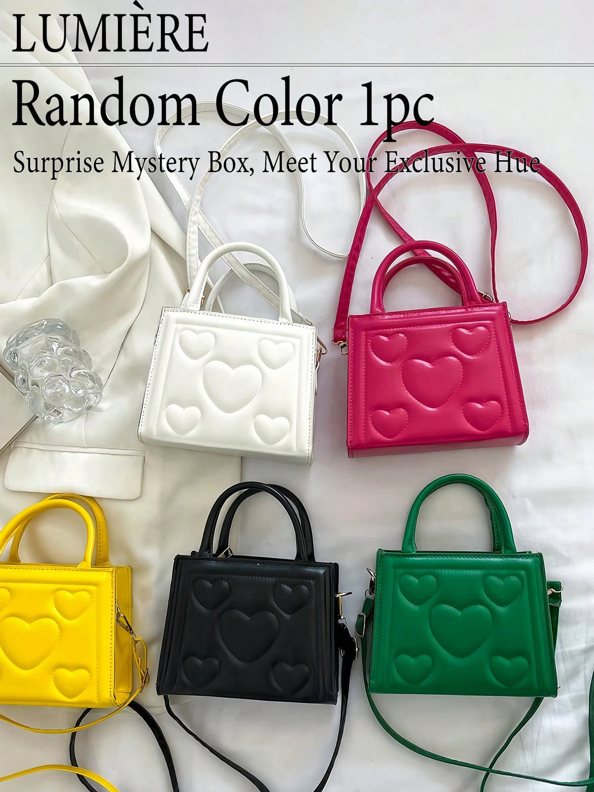 Cute Medium Handbag For Children Pastel Shoulder Bag Quilted Fabric Crossbody Bag Detachable Strap Mini Bag For Birthday Gift Vacation Graduation