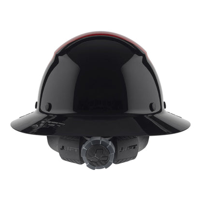 DAX Fifty/50 Red Full Brim Hard Hat