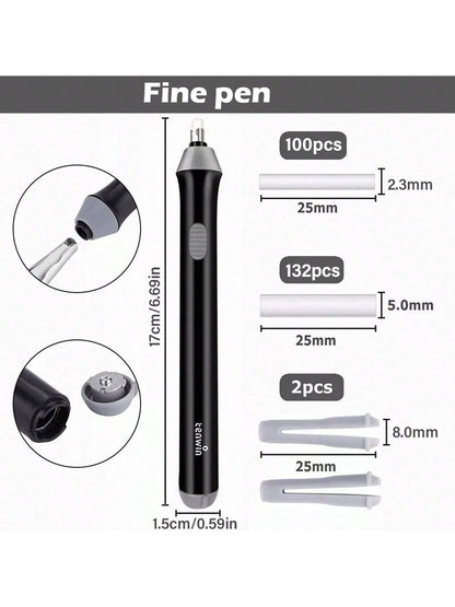 Electric Eraser For Sketch Drawing Detail With Auto Rotation Function, Battery Operated, For Student Stationery Back To School
